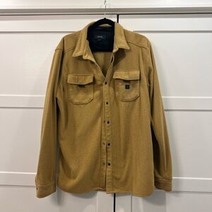 Roark Men's Camel Shirt Jacket/Flannel